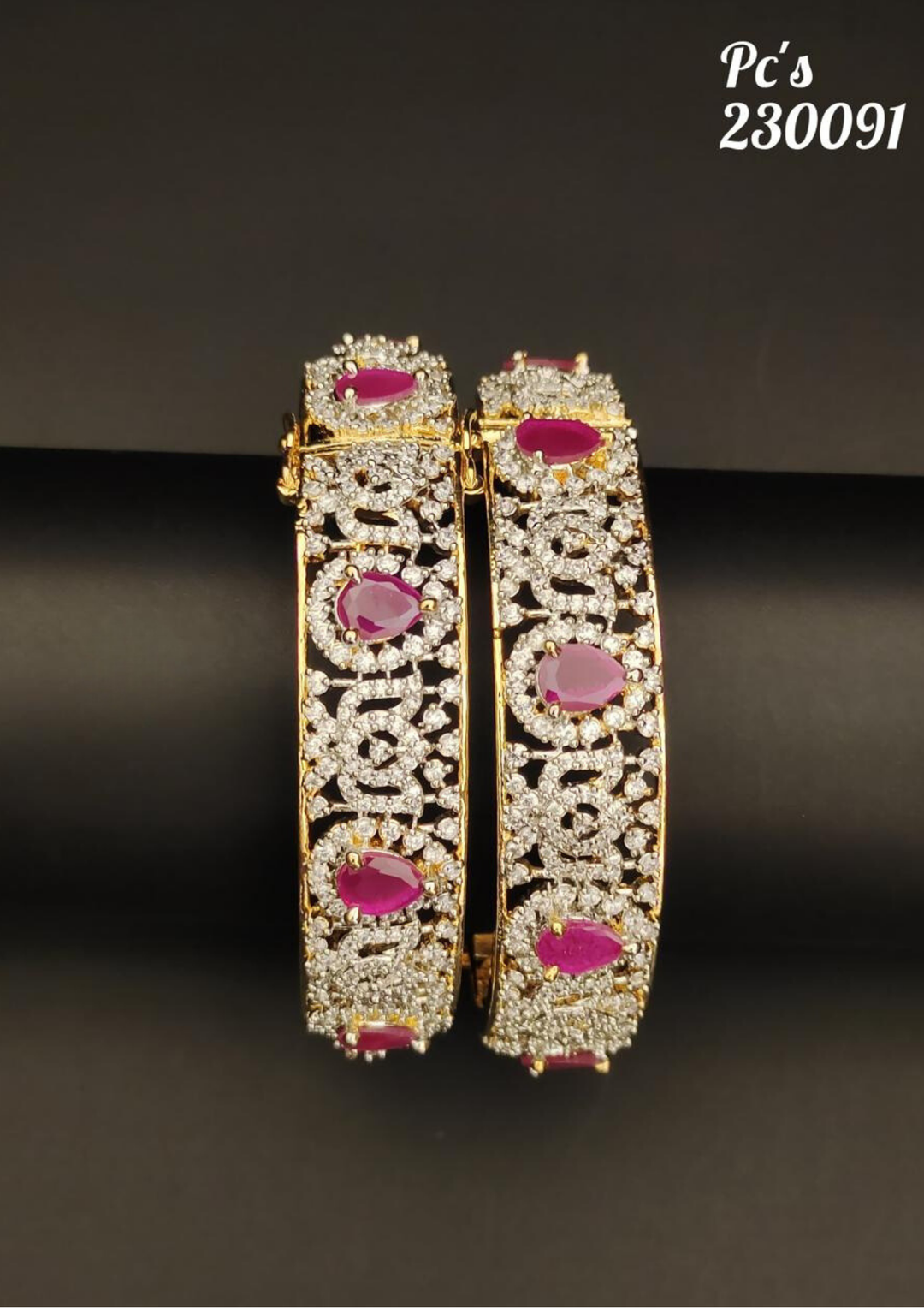 American diamond bangles pcs 230091