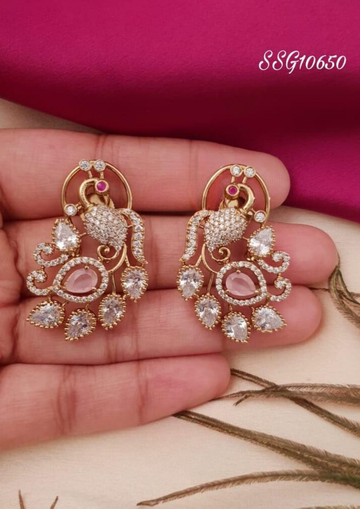 kundan  stone earrings ssg 10650