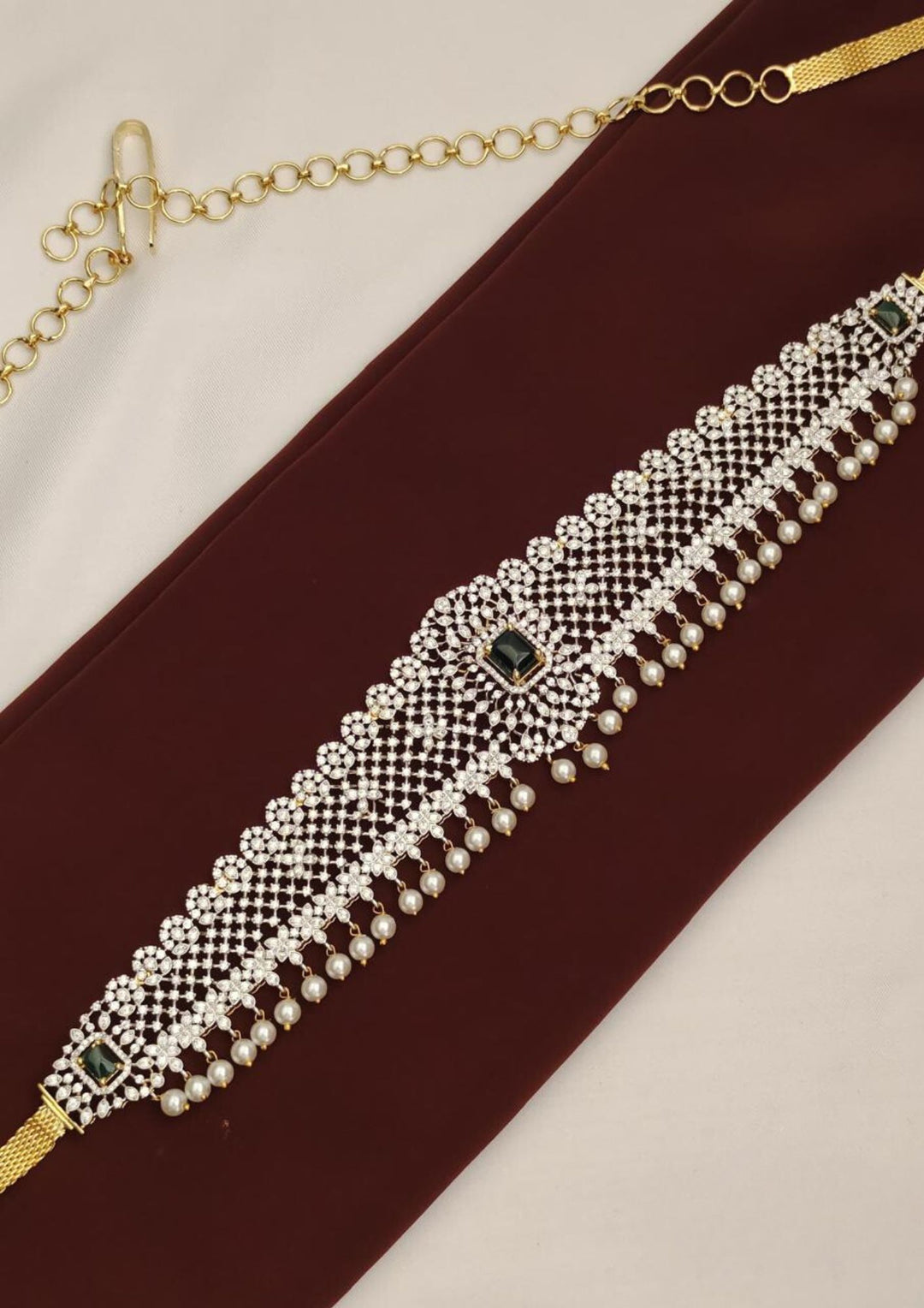 American diamond hipbelt (vaddanam)