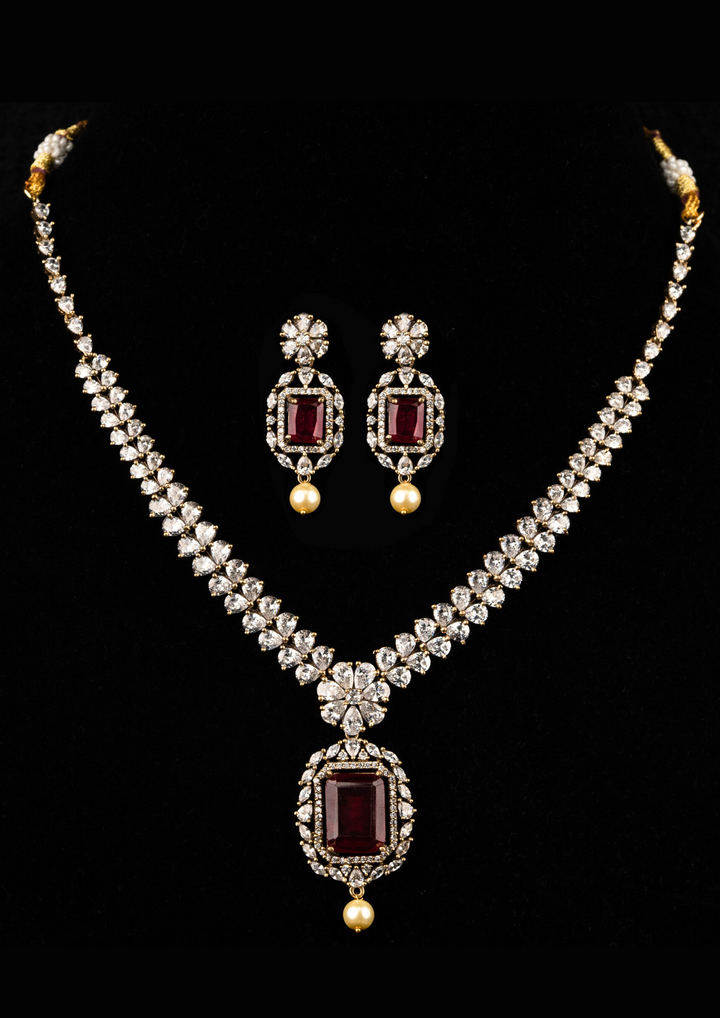 Victorian necklace with earrings pcs 200061