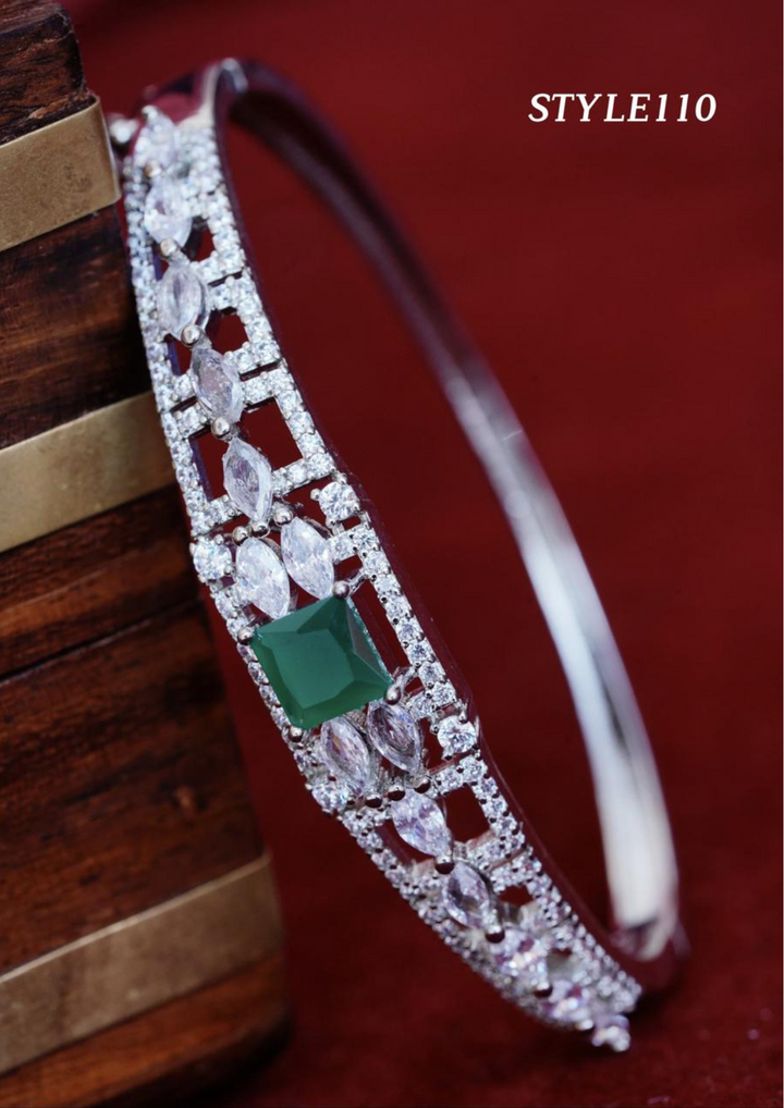 American diamond bangles style 110