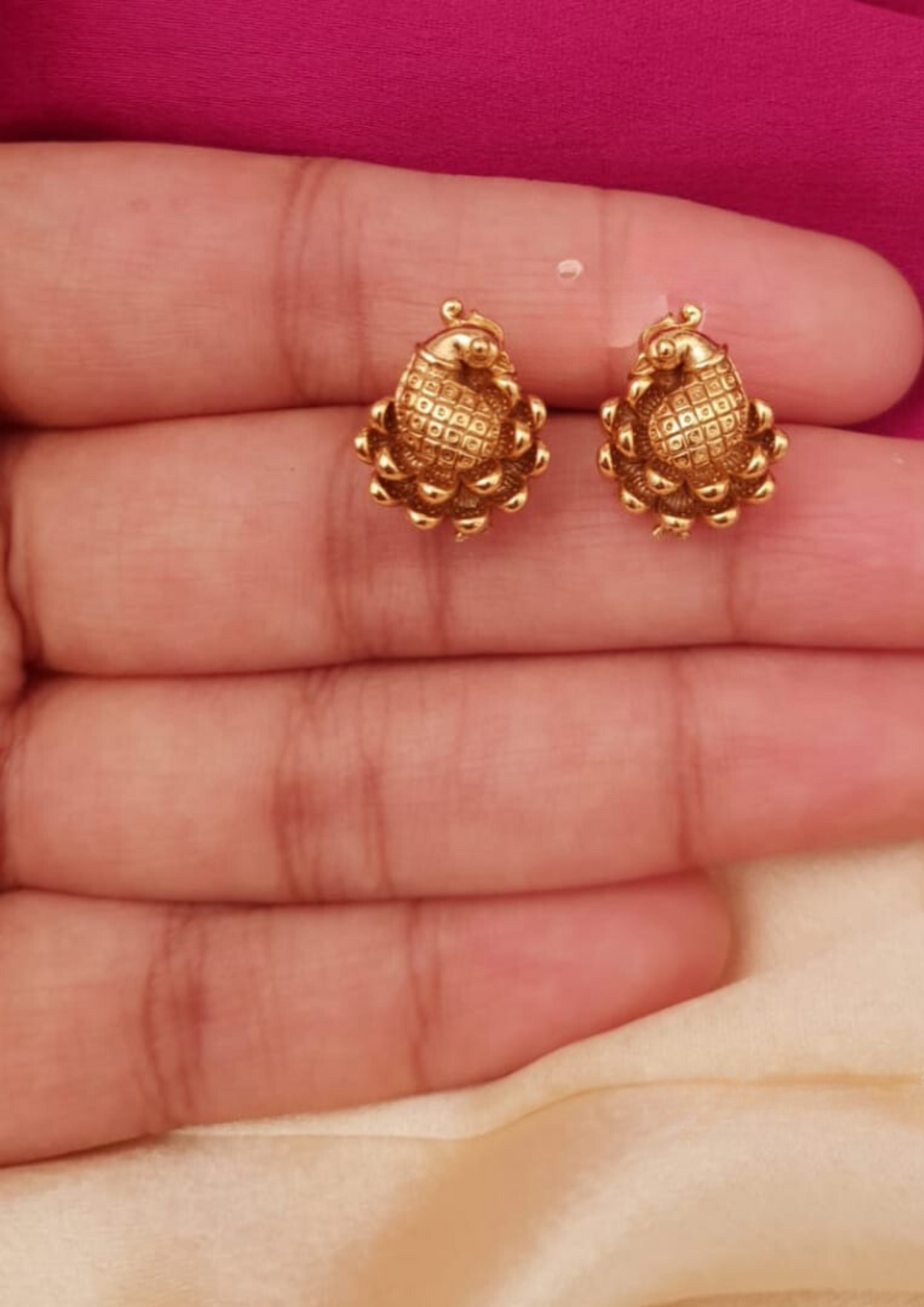 Kundan stone earrings ssg 10250