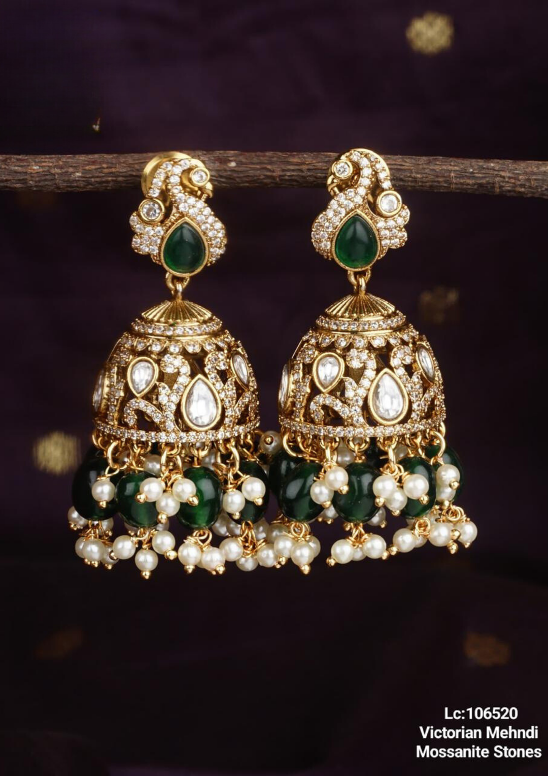 Victorian jewellery earrings lc 106520