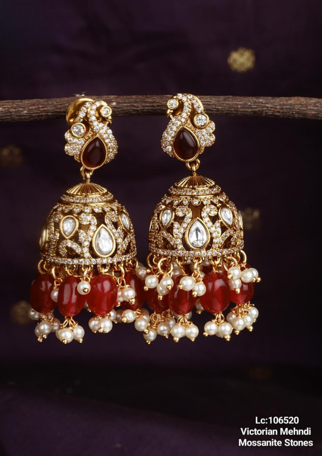 Victorian jewellery earrings lc 106520