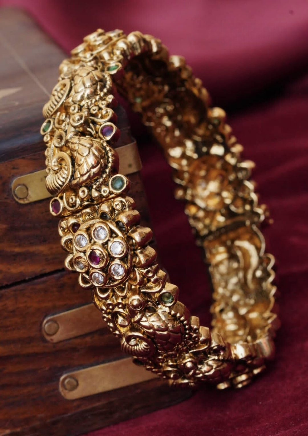 Kundan stone  bracelet  style 140