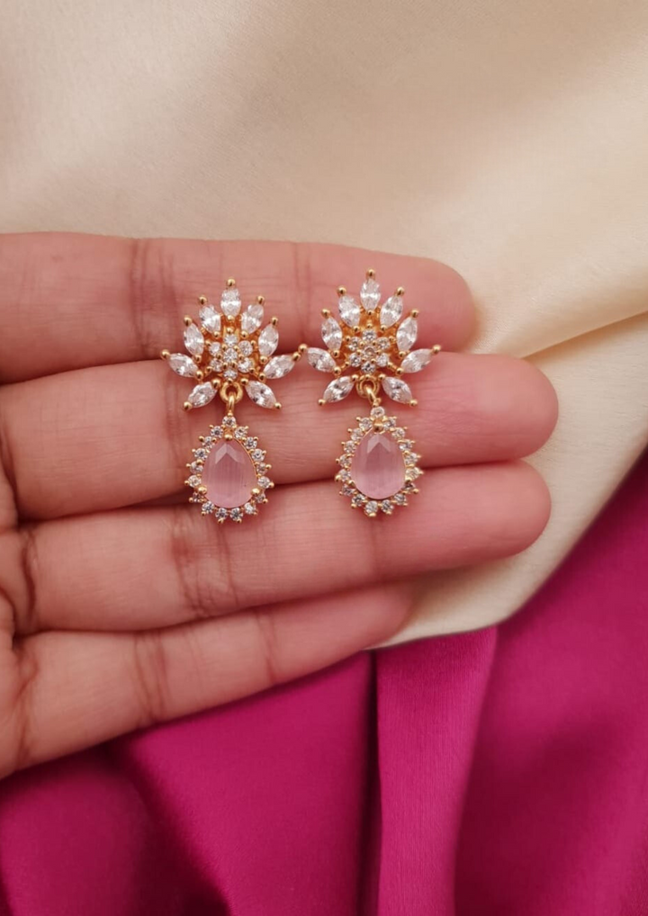 Kundan stone earrings ssg 10299