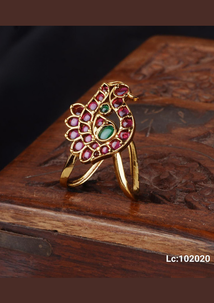 Kundan stone ring LC 102020