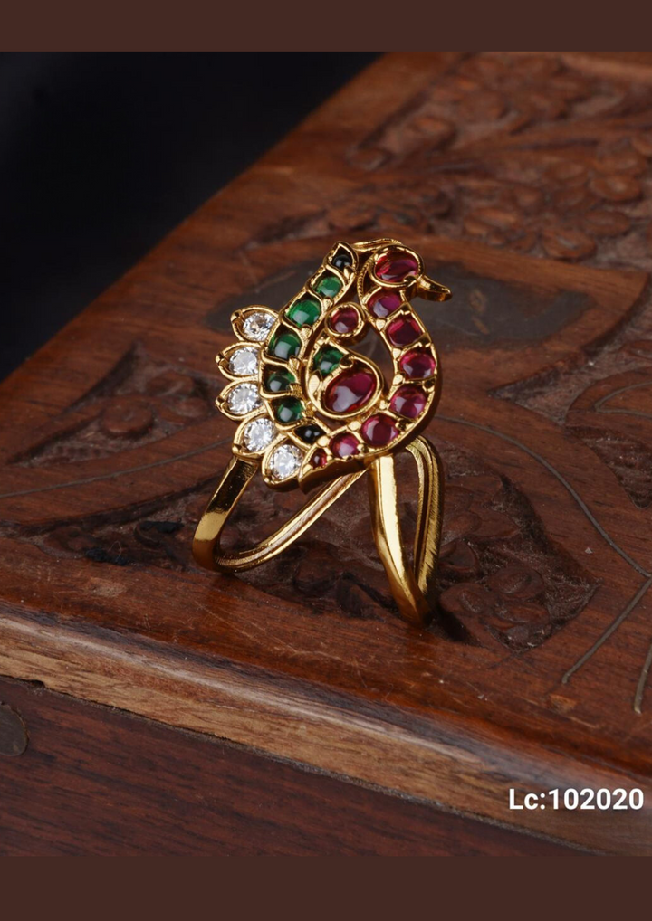 Kundan stone ring LC 102020